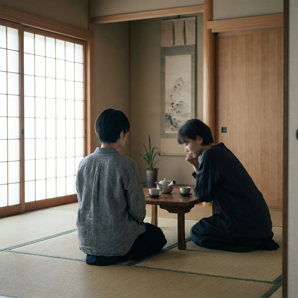 対話の様子のイメージ